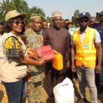 NEMA distributes relief items to flood victims in A'Ibom