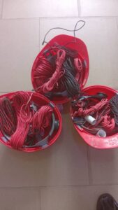 Police nab three workers for stealing electricity cables