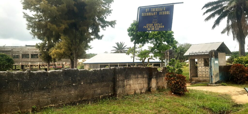 *Science Laboratory at St. Theresa Secondary School is under repair, handled by the old girls of the school.