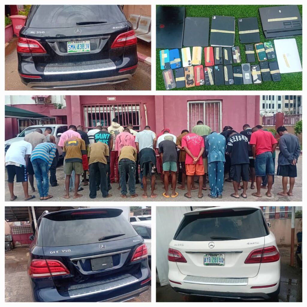 EFCC arrests 35 suspected Internet fraudsters in Benin City