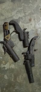 Police arrest two suspects, recover firearms in cult armoury