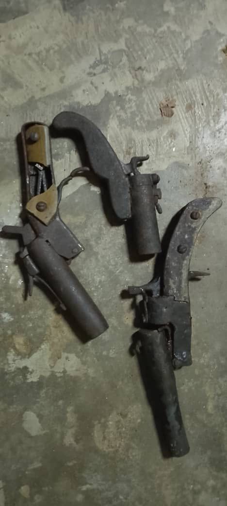 Police arrest two suspects, recover firearms in cult armoury