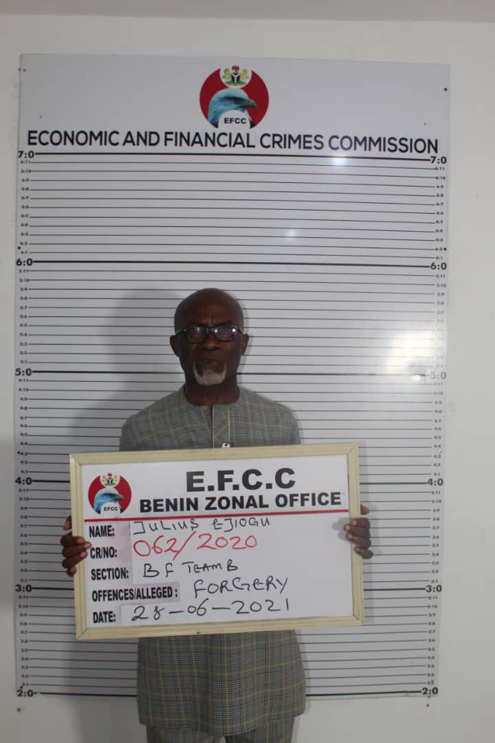Man jailed for two years for forging contract