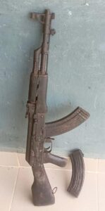 Village chief arrested as police recover AK-47