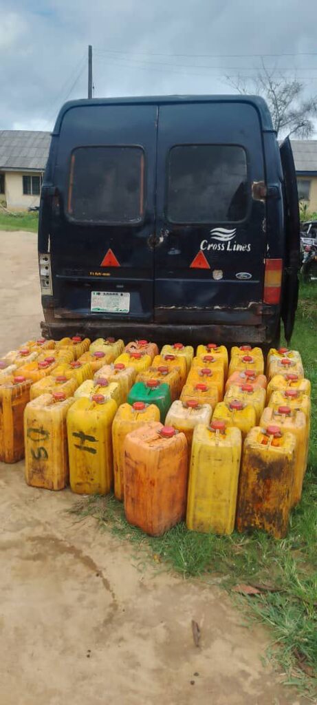Police recover stolen goods, vandals flee raid