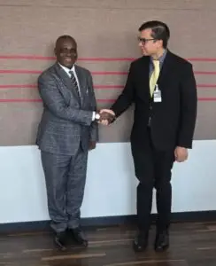 Ita Enang arrives in Germany, begins ambassadorial assignment
