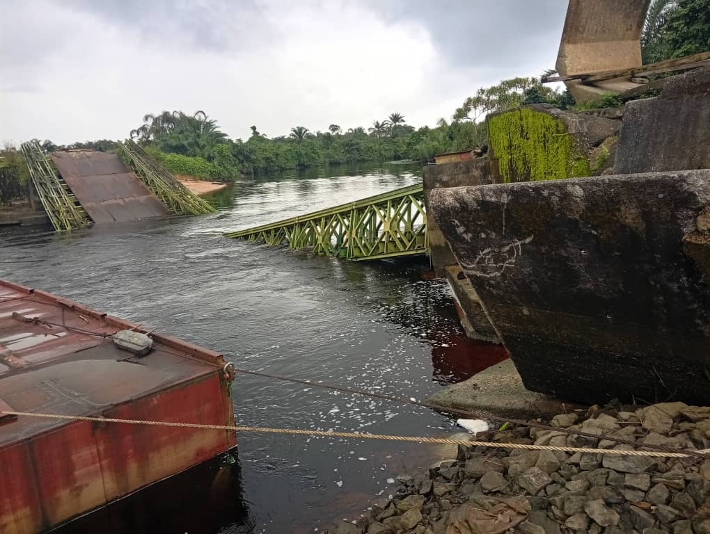 Akwa Ibom community protests bridge collapse, oil firms' neglect