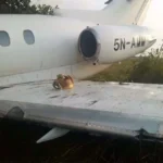 Fatal collision as plane makes emergency landing on road