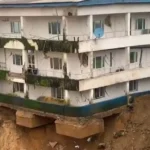 Hospital collapses after landslide in Calabar