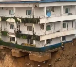 Hospital collapses after landslide in Calabar