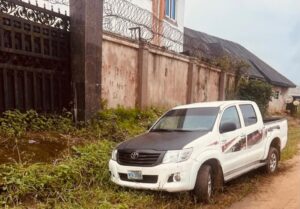 A'Ibom Police recover stolen Hilux, nab suspected cultist