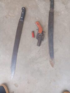 Akwa Ibom Police arrest suspect, recover gun, machetes
