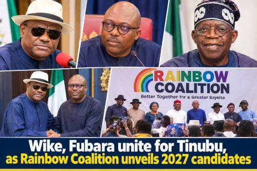 Wike, Fubara close ranks behind Tinubu