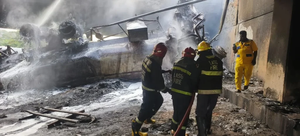 FRSC blames speed for Otedola Bridge tanker fire