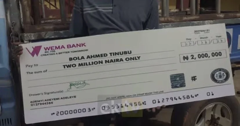 Ekiti driver borrows ₦3.5m to back Tinubu’s re-election