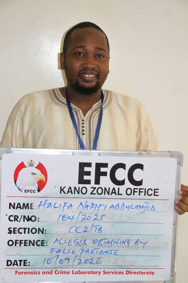 EFCC arraigns man over alleged ₦34.8m fraud in Kano