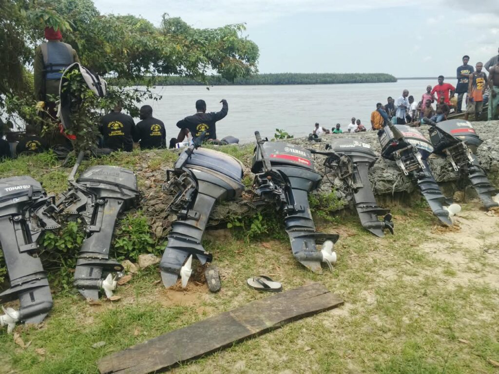 Navy rescues two kidnap victims, recovers outboard engines