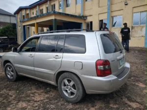 Police trace stolen Anambra SUV to Calabar, arrest suspect